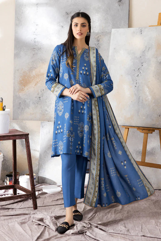 Un-stitched 3-PC Karandi