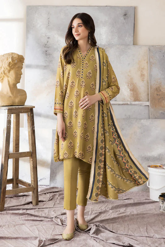 Un-stitched 3-PC Karandi