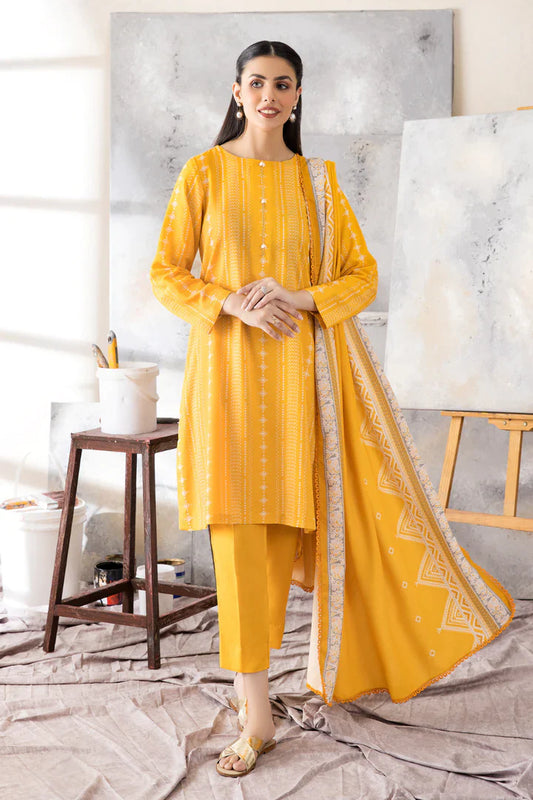 Un-stitched 3-PC Karandi
