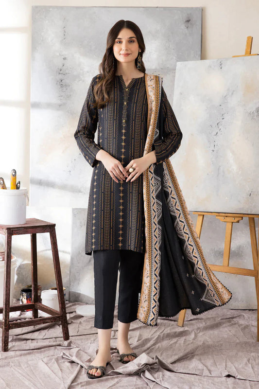 Un-stitched 3-PC Karandi