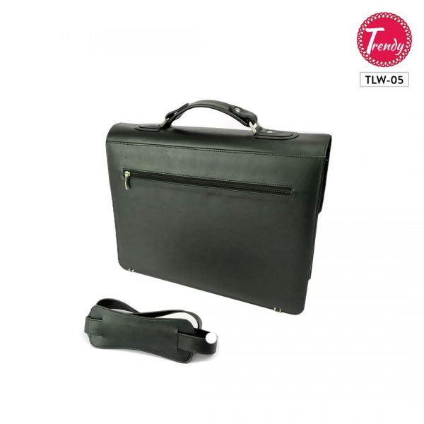 Buy Executive Original Leather Bag Black - Trendy Pakistan