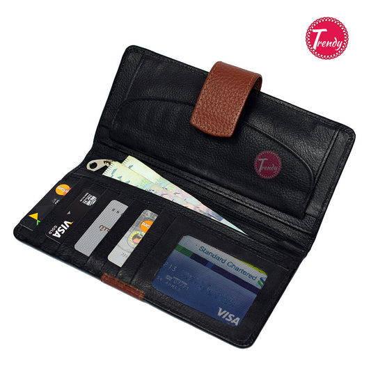 TLW Ladies Leather Wallet Red - Trendy Pakistan