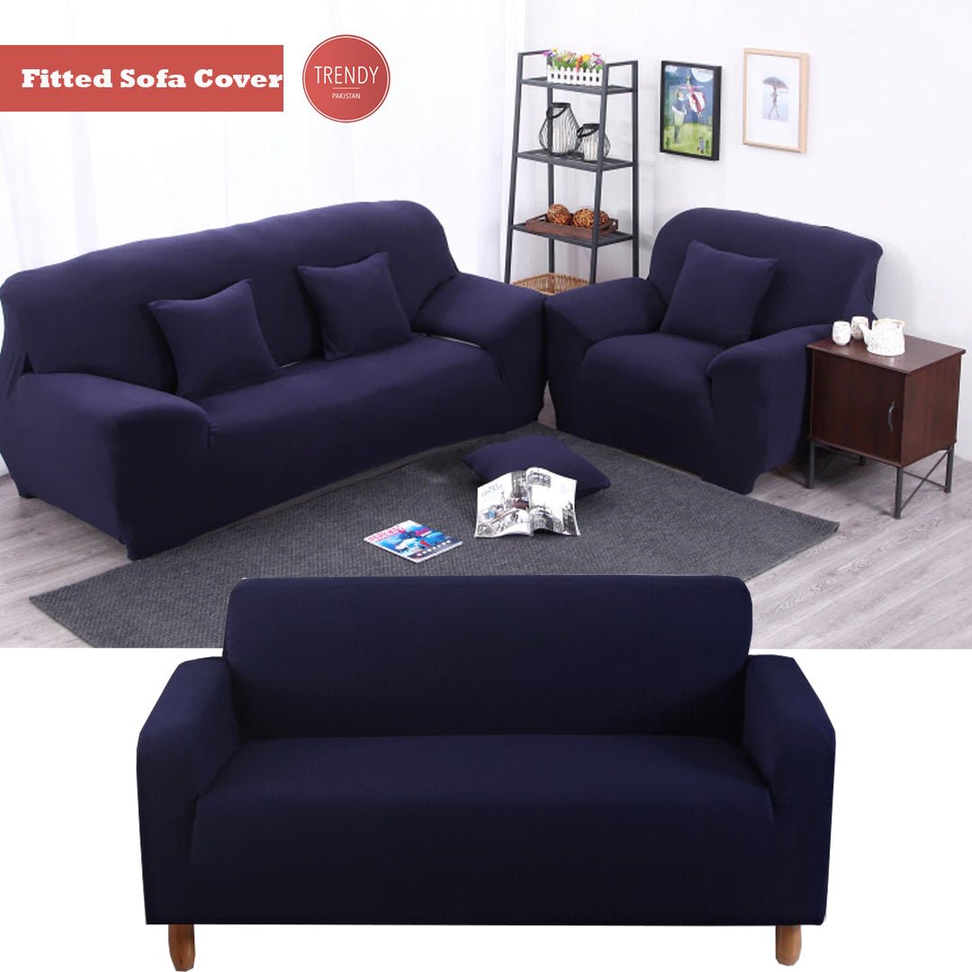 Best Jersey Fitted Sofa Cover for Standard Sofa | Washable and Fitted Sofa Cover - Trendy Pakistan