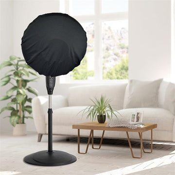 Black Waterproof Pedestal Fan Cover