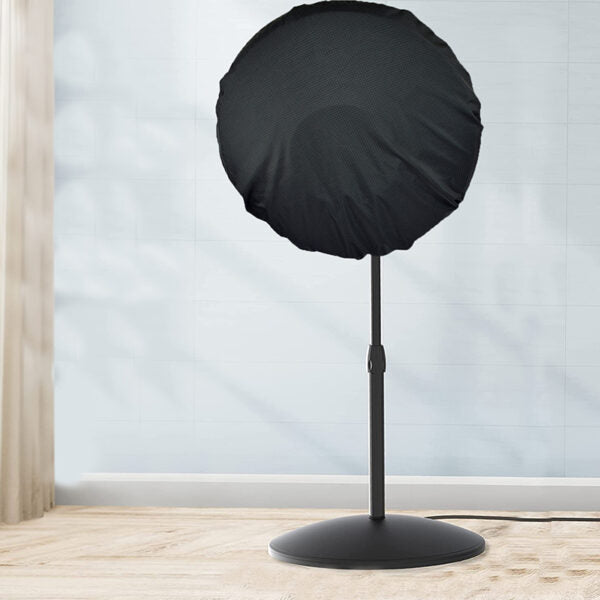 Black Waterproof Pedestal Fan Cover