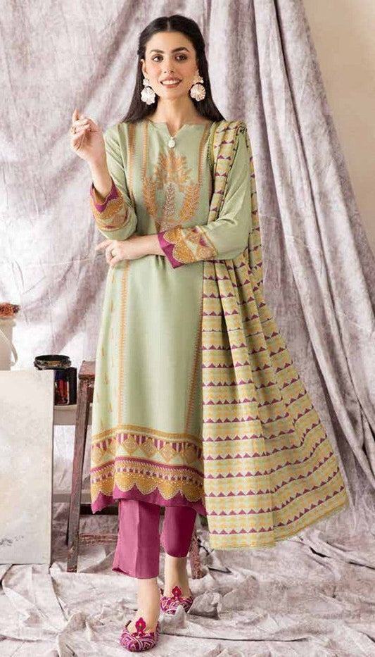 Un-stitched 3-PC Karandi