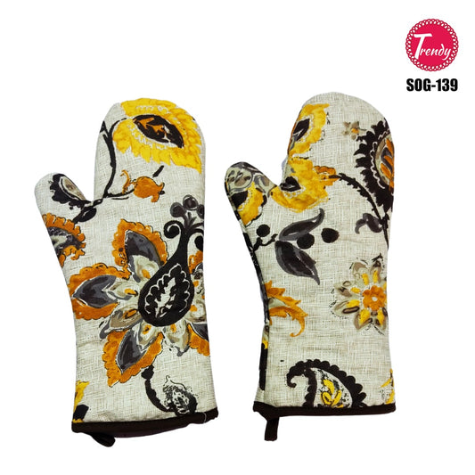 Kitchen Mitts, Cotton Glove Pair - Trendy Pakistan