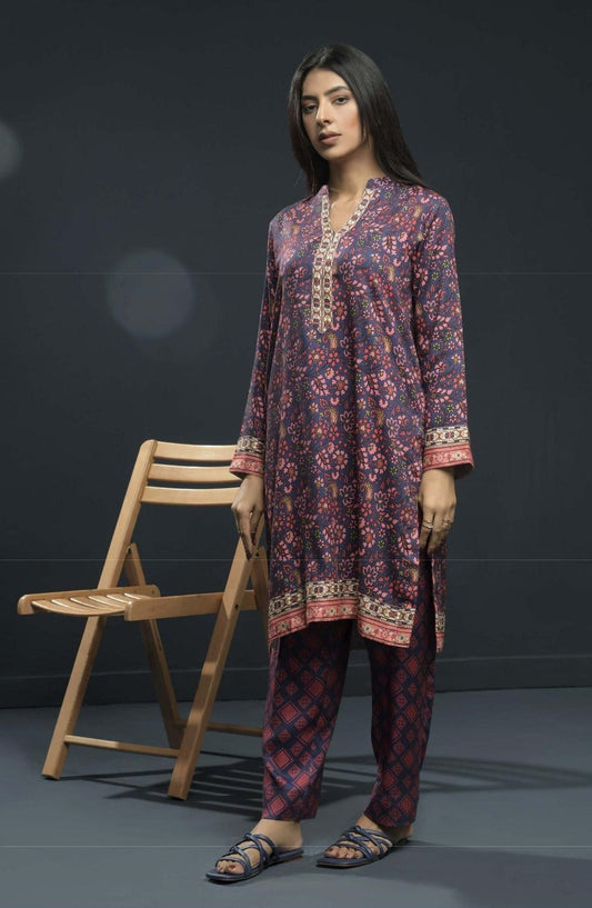 Un-stitched Digital Print Suit
